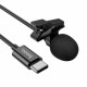 Microphone Hoco L14 Type-C lavalier — Black