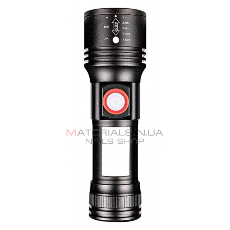 Фонарик ручной аккумуляторный с USB С, ZOOM, и магнитом — SY-2111 Фонарик ручной аккумуляторный с USB С, ZOOM, и магнитом — SY-2111