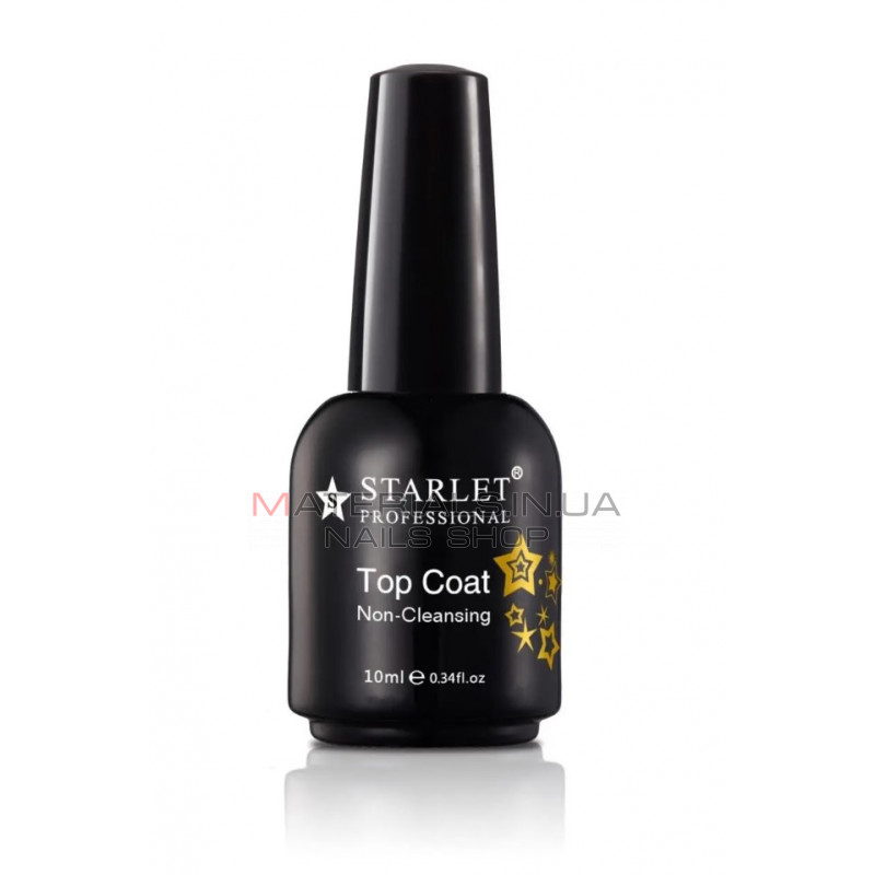 Toп без липкого слоя для гель-лака Starlet Professional 10 мл Toп без липкого слоя для гель-лака Starlet Professional 10 мл