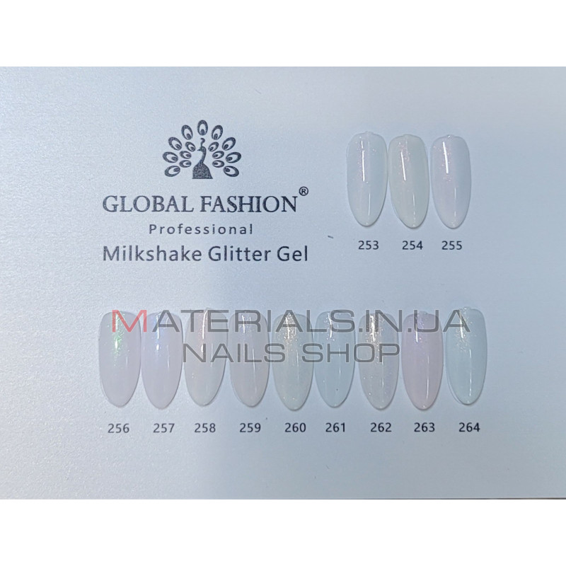 Гель лак Milkshake Glitter 8 мл, 254