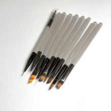 Набір пензлів для дизайну нігтів Global Fashion, 9 шт.