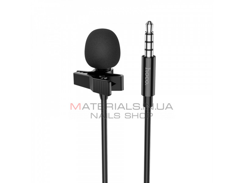 Микрофон для телефона 3.5mm Hoco L14 Lavalier — Black