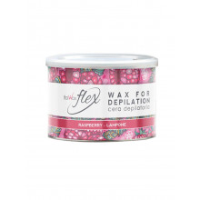 Теплый воск в банке Italwax FLEX - Малина, 400 г.