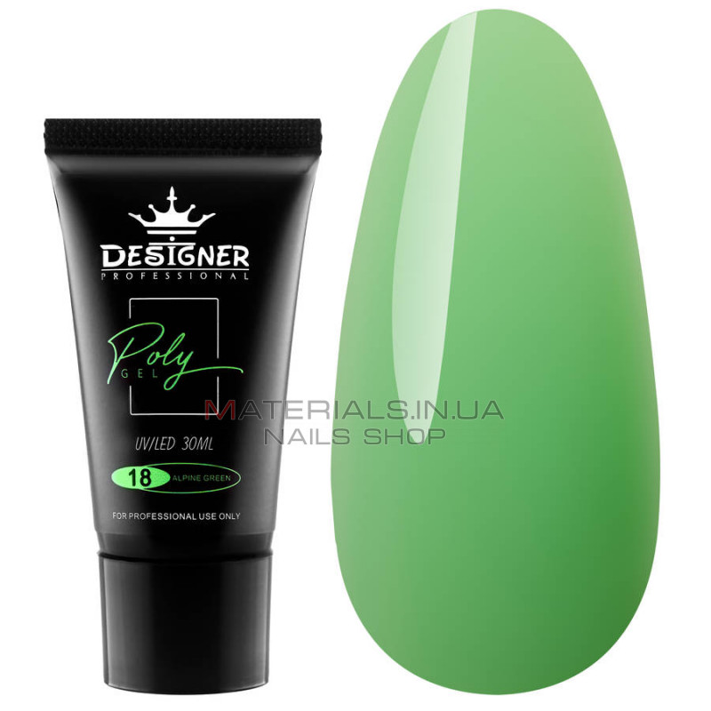 Полигель Designer Professional, 30 мл. №018 Полигель Designer Professional, 30 мл. №018