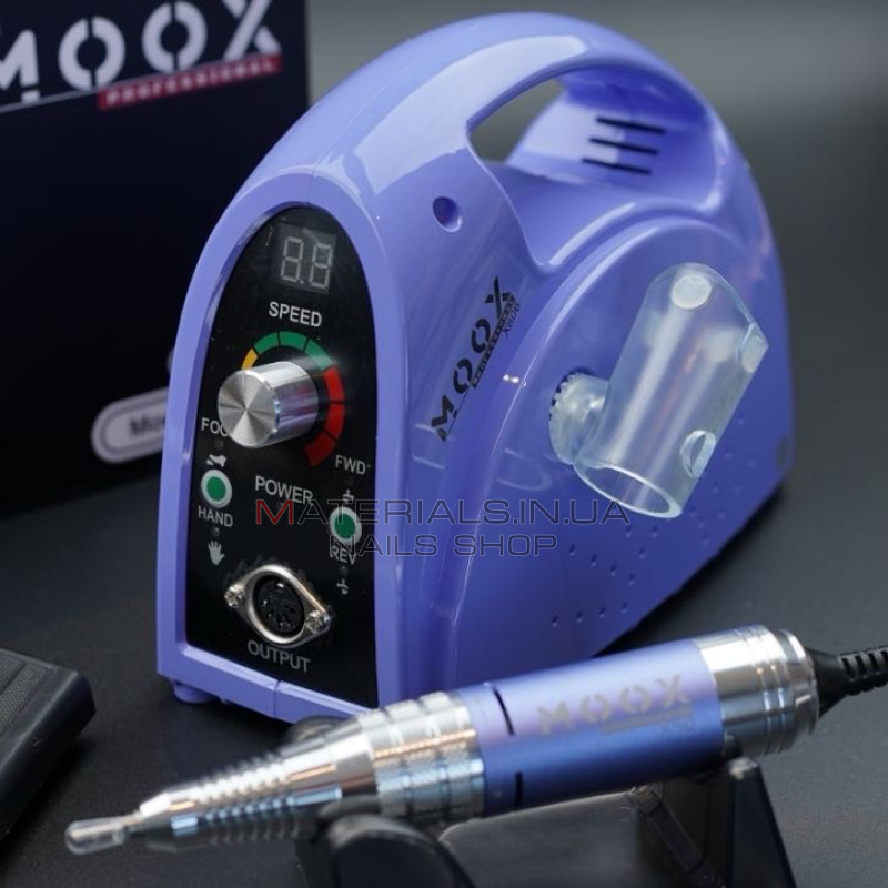 Фрезер Мокс X806 (Sky blue) на 55 000 об./мин. и 80W. для маникюра и педикюра Фрезер Мокс X806 (Sky blue) на 55 000 об./мин. и 80W. для маникюра и педикюра