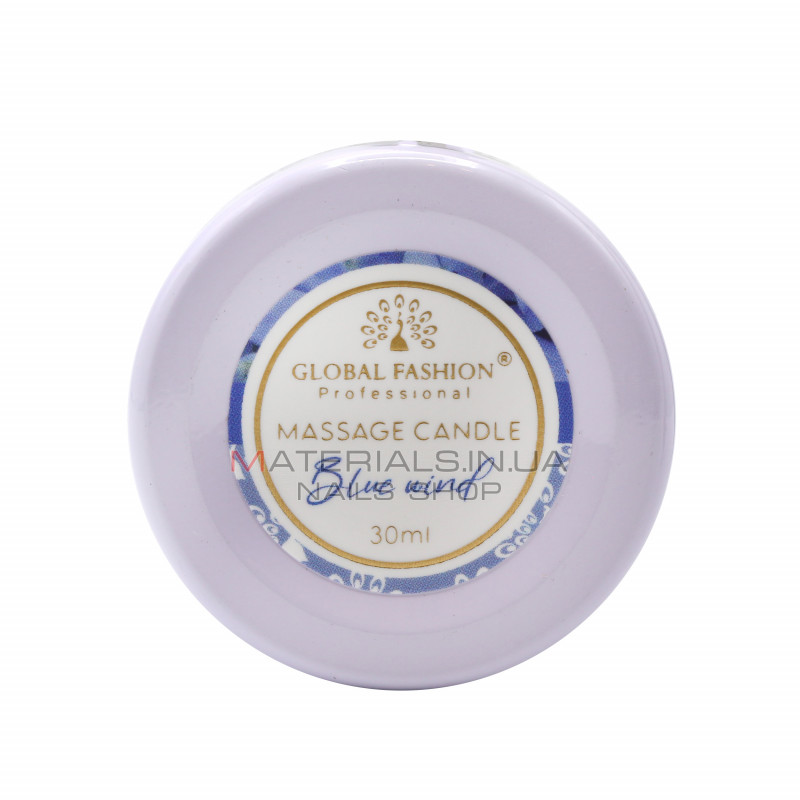 Массажная свеча Global Fashion, 30 ml, Blue wind Массажная свеча Global Fashion, 30 ml, Blue wind