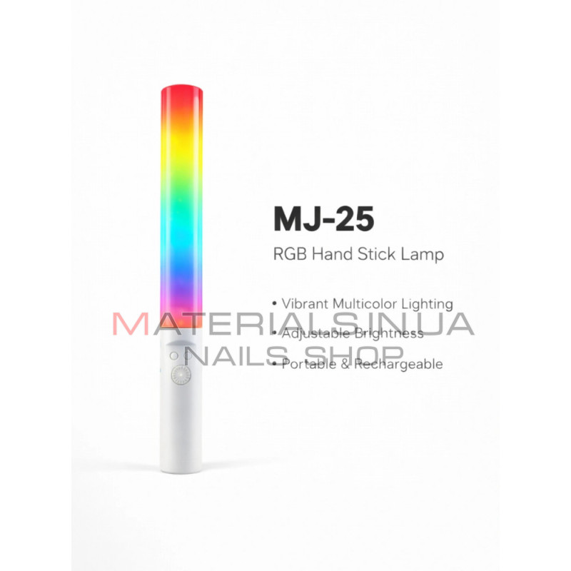 LED-відеосвітло Jmary MJ-25, ручна світлова панель RGB, 37 см