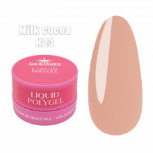 Жидкий полигель (30 мл., в банке) Дизайнер К23 Milk Cocoa