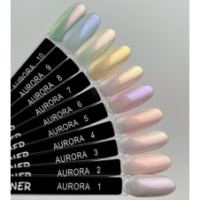 Гель лак Aurora з ефектом втирання