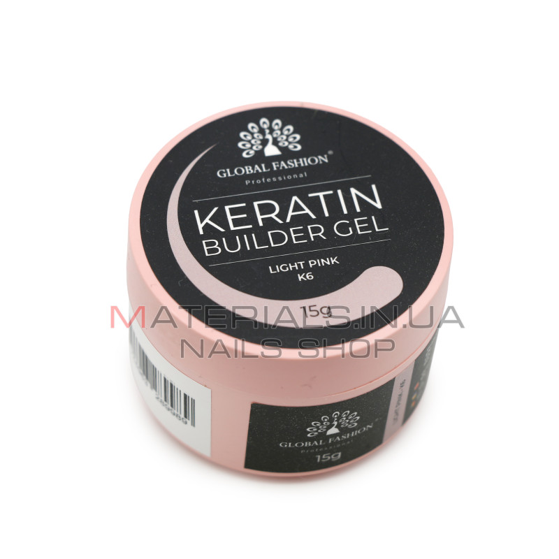 KERATIN BUILDER GEL, Global Fashion, 15 g, K6