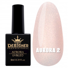 Гель-лак для дизайна Aurora Designer c эффектом втирки, 9 мл. №2