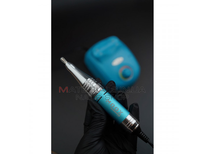 Фрезер Мокс X105 (Light Blue) на 45 000 об/хв. та 65W. для манікюру та педикюру