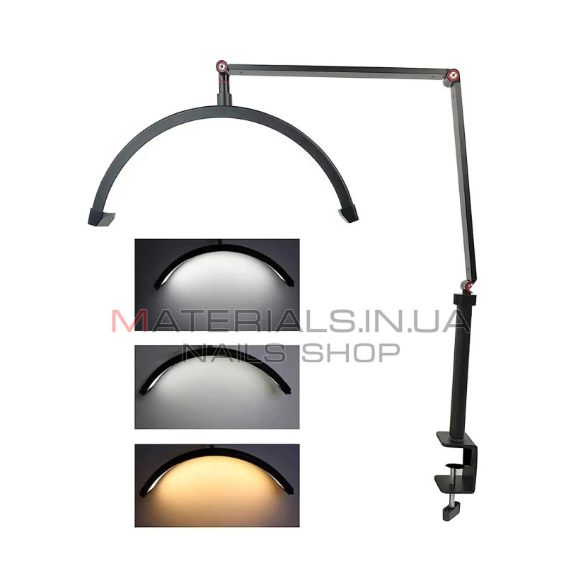 Безтіньова LED-лампа Smart MOON Light HD-M3X (SP-66B), 20 Вт, Чорна