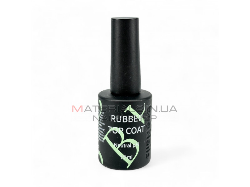 Rubber top coat, Natural pH, Bee Nails, 15мл