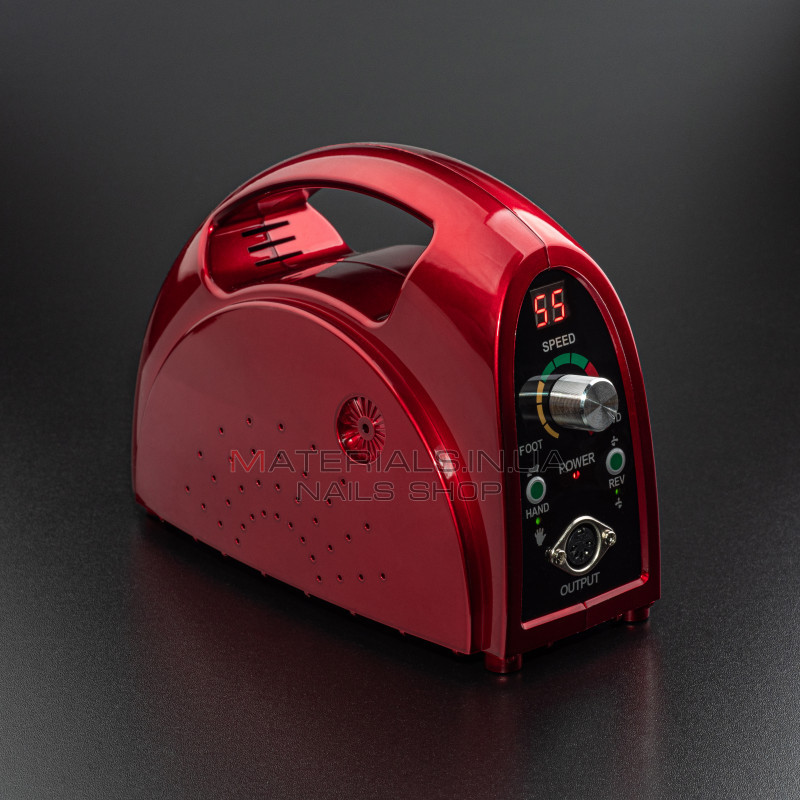 Фрезер Мокс X806 (Красный) на 55 000 об./мин. и 80W. для маникюра и педикюра Фрезер Мокс X806 (Красный) на 55 000 об./мин. и 80W. для маникюра и педикюра