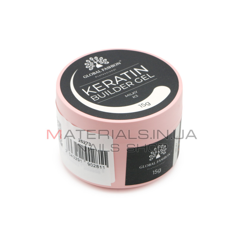 KERATIN BUILDER GEL, Global Fashion, 15 g, K3