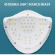 Гибридная лампа UV LED Sun X5 Max 80вт, (блок 12В 4А)