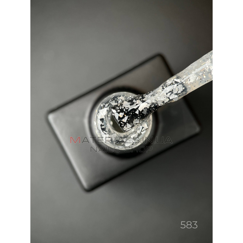Гель лак Star gel 583 Дизайнер (9мл.) - с хлопьями Юки Гель лак Star gel 583 Дизайнер (9мл.) - с хлопьями Юки
