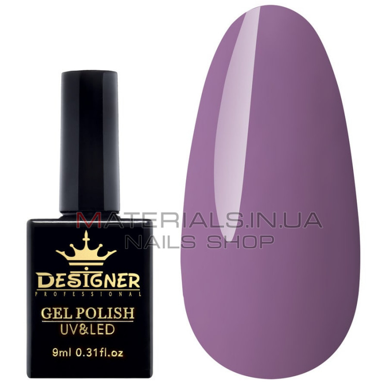 Гель-лак Designer Blueberry Pie - C85 "Прозорий синій"