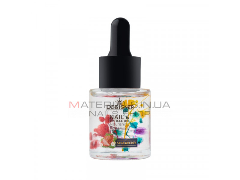 Масло для кутикулы 20 мл. (Клубника №8) - Nail&Cuticle oil от Дизайнер