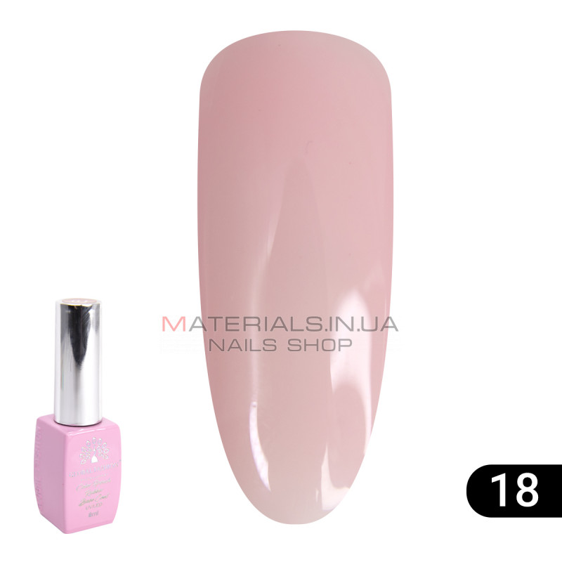 Кольорова френч база для гель лаку Global Fashion, Color French Base Coat 8 мл, 18 Кольорова френч база для гель лаку Global Fashion, Color French Base Coat 8 мл, 18