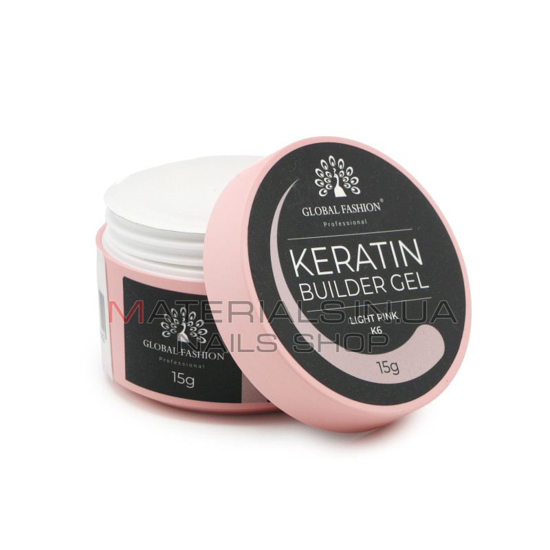 KERATIN BUILDER GEL, Global Fashion, 15 g, K6