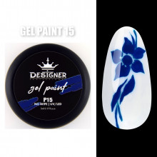 Gel Paint (no wipe) Гель-фарба (без липкого шару) Designer Professional, 5мл. №15