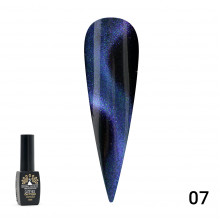 Гель лак 24D кошачий глаз Global Fashion 8 мл, 07