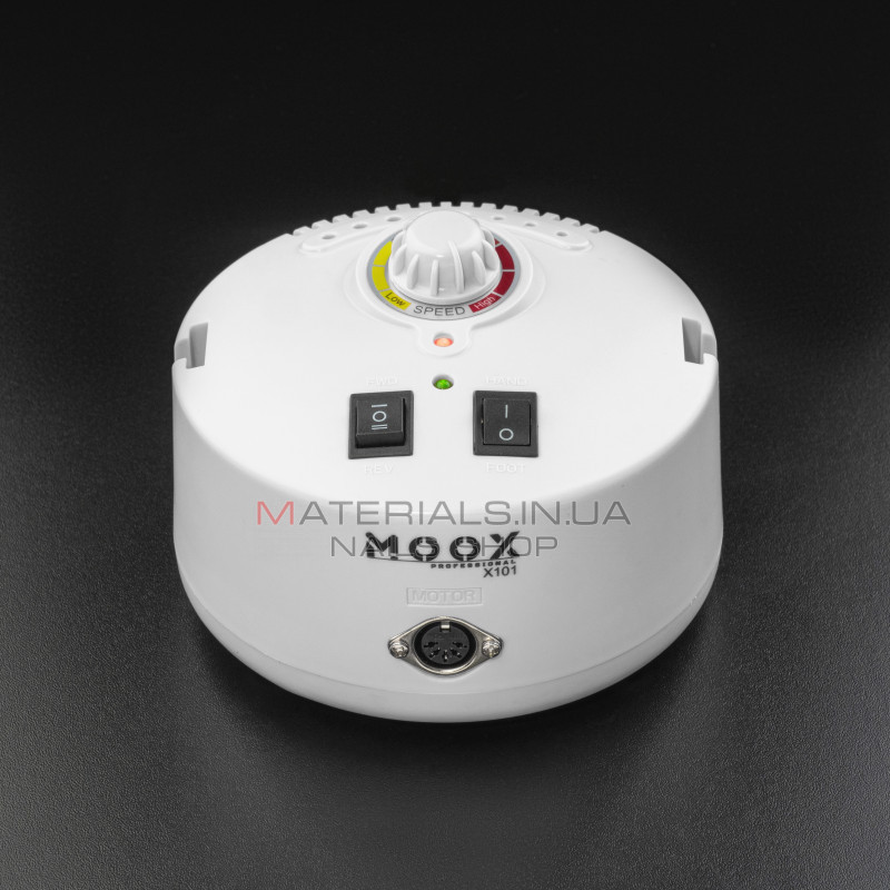 Фрезер Мокс X101 (Білий) на 50 000 об/хв. та 70W. для манікюру та педикюру Фрезер Мокс X101 (Білий) на 50 000 об/хв. та 70W. для манікюру та педикюру