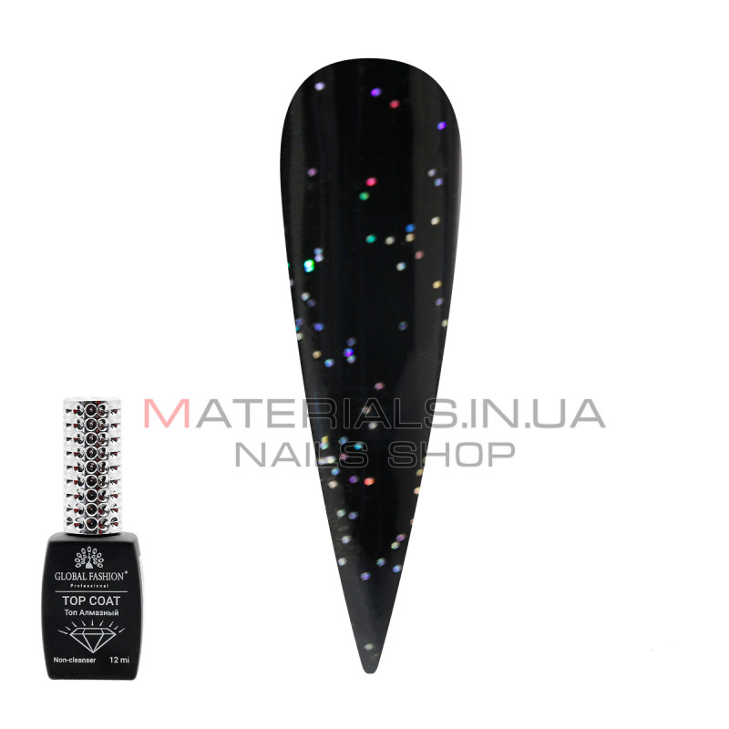 Топ с глиттером  Galaxy Top Coat 09, 12 мл