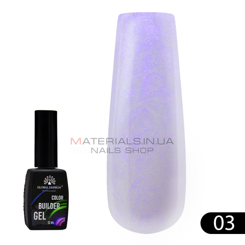 Кольоровий гель для нігтів Color Builder Gel 12 мл, 03 Кольоровий гель для нігтів Color Builder Gel 12 мл, 03