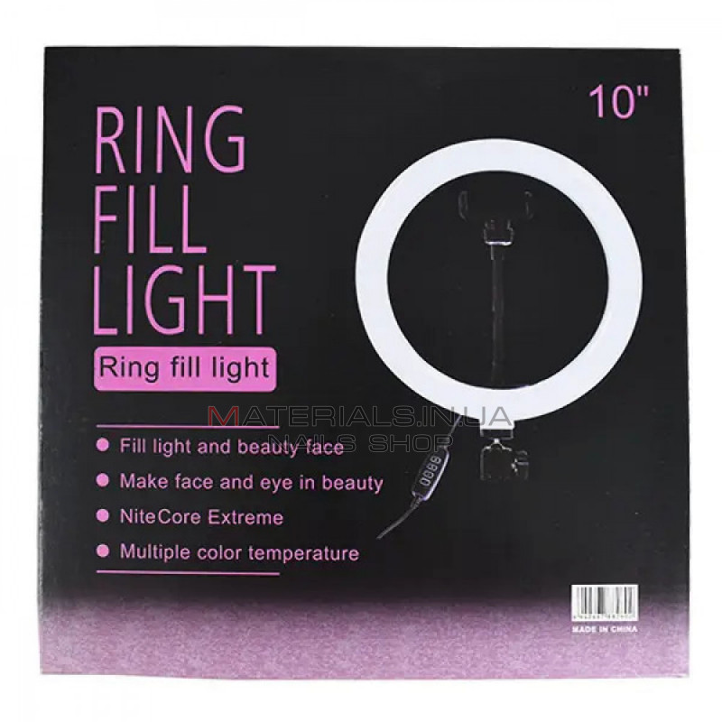 §Лампа Кольцевая LED 26 cm 10" | 96 Lights | USB 5V QX-260 §Лампа Кольцевая LED 26 cm 10" | 96 Lights | USB 5V QX-260