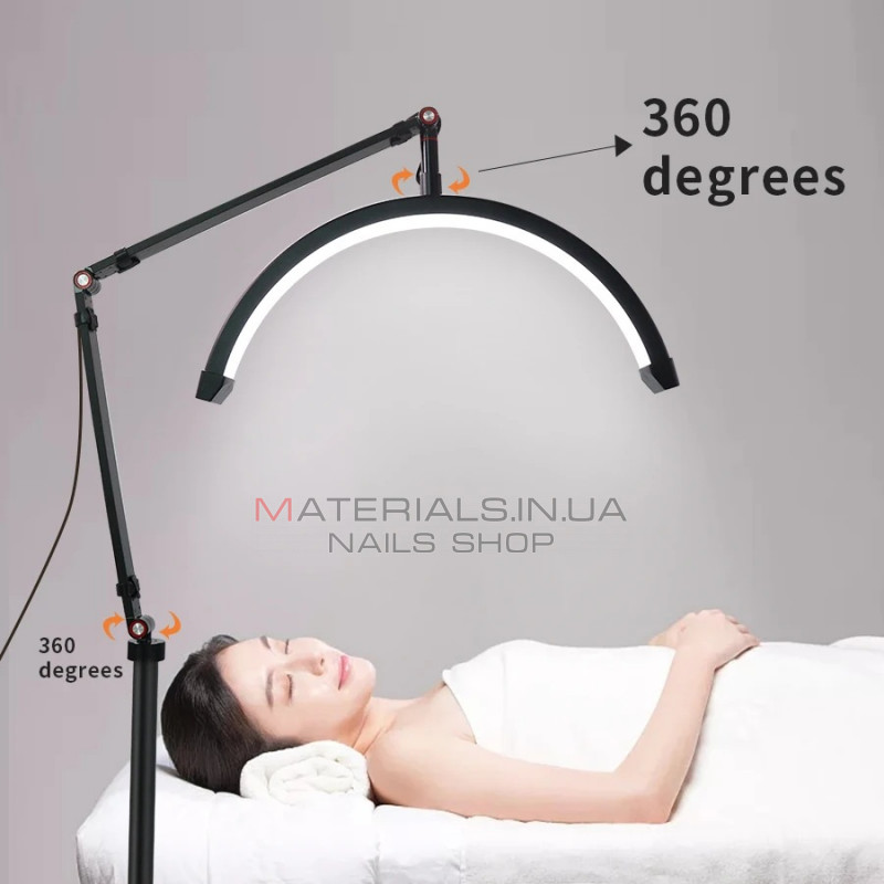 Безтіньова підлогова LED-лампа Smart MOON Light HD-M2X, 20 Вт, Чорна Безтіньова підлогова LED-лампа Smart MOON Light HD-M2X, 20 Вт, Чорна