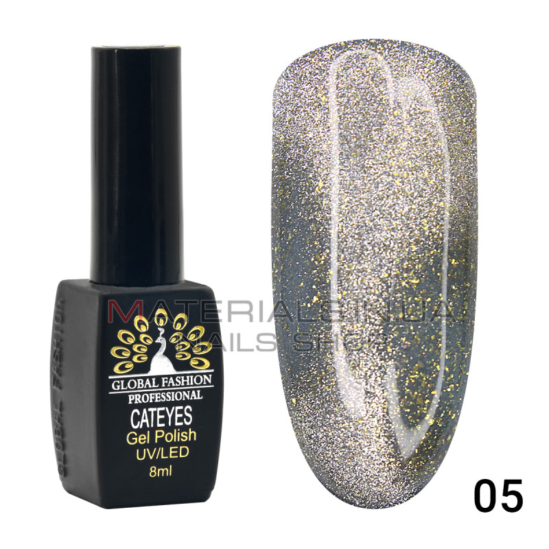Гель лак кошачий глаз 24D Wild 05