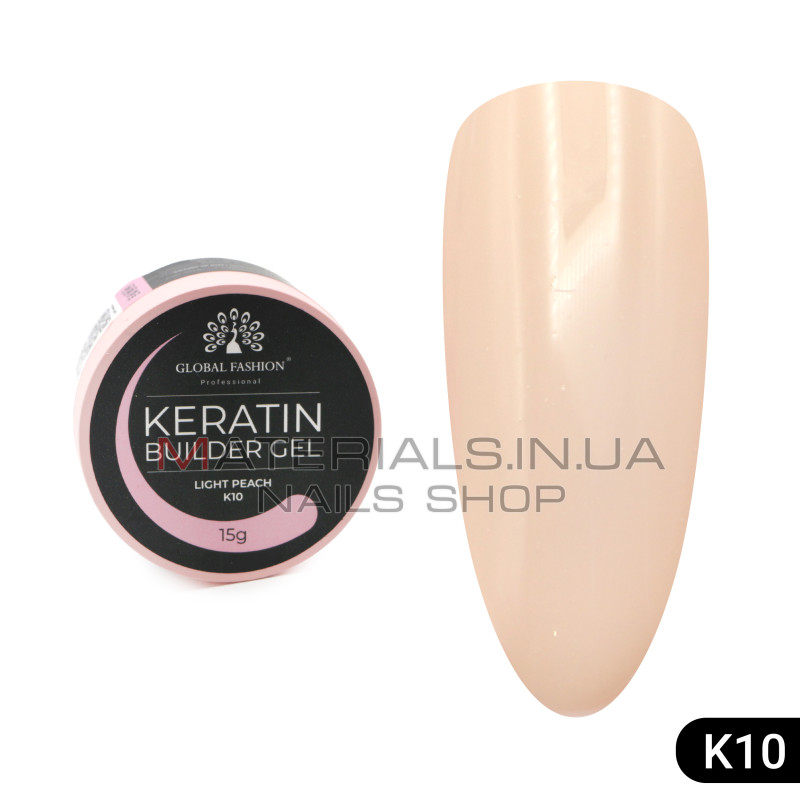 KERATIN BUILDER GEL, Global Fashion, 15 g, K10