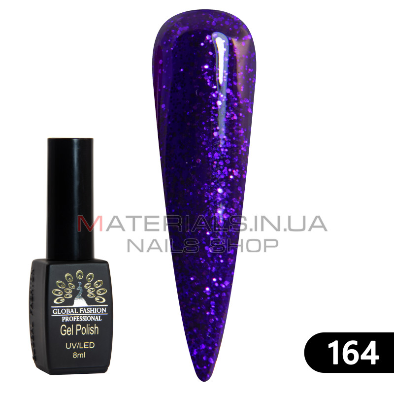 Гель лак BLACK ELITE 164, Global Fashion 8 мл