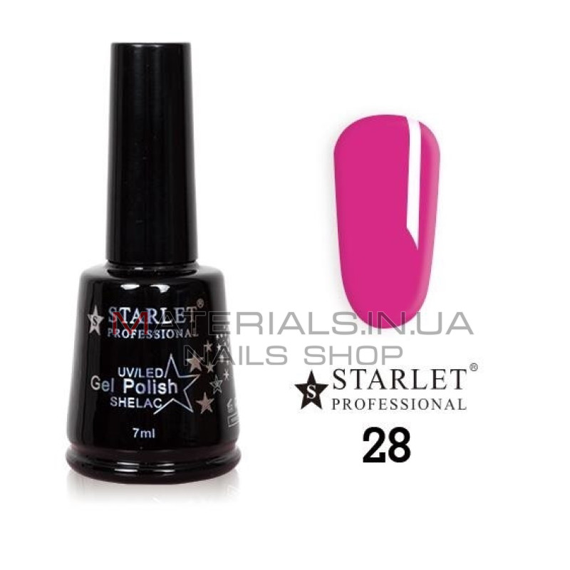Гель-лак Starlet Professional №28, "Розовые бусы"
