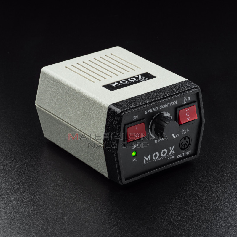 Фрезер Мокс X900 на 55 000 об/хв. та 80W. для манікюру та педикюру Фрезер Мокс X900 на 55 000 об/хв. та 80W. для манікюру та педикюру