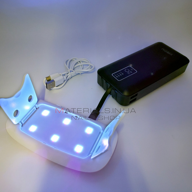 UV LED Лампа Sun mini, 6Вт працює від Power Bank UV LED Лампа Sun mini, 6Вт працює від Power Bank