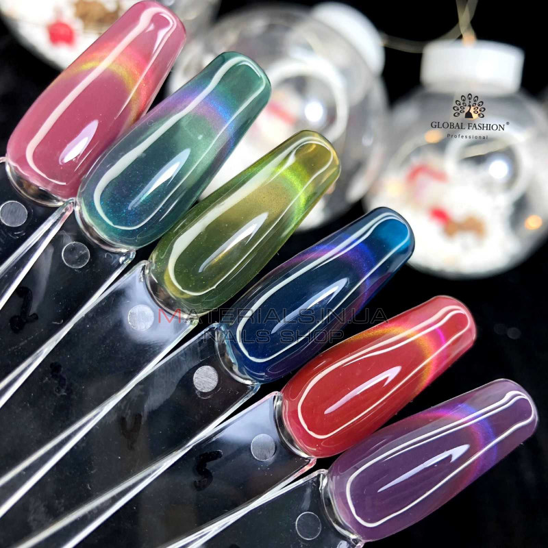 Гель лак котяче око вітражне 8 мл, Stained glass cat eyes 04 Гель лак котяче око вітражне 8 мл, Stained glass cat eyes 04