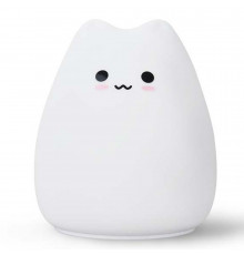 Ночной светильник Little Cat Silicone LED Light Multicolors — Design 01