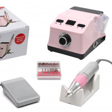 Фрезер Nail Drill Pro ZS-718, 35000об, 70Вт, Рожевий