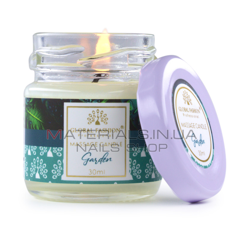 Масажна свічка Global Fashion, 30 ml, Garden
