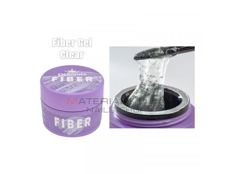 Fiber Gel 15 мл., Дизайнер (для моделирования и ремонта ногтей)