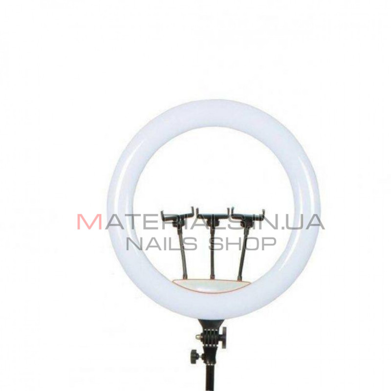 Кільцева LED-лампа LJJ-45, 45 см, 18″, 416 світлодіодів, пульт ДК, сенсорне керування, адаптер 12 В