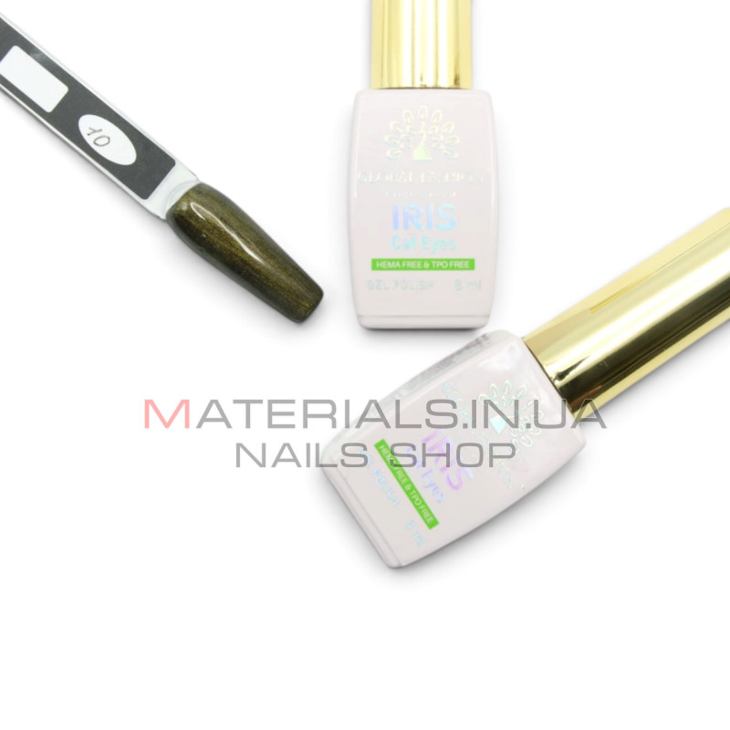 Гель лак кошачий глаз, Global Fashion, IRIS cat eyes 8ml, 10