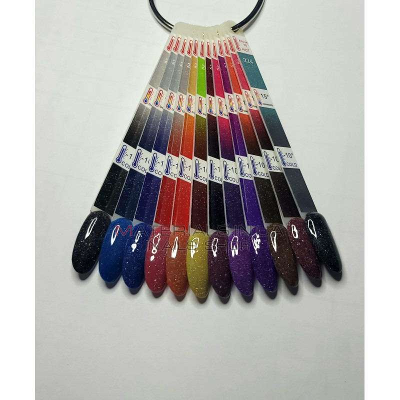 Гель лак Temperature Color Change Disco 224, 8 мл Гель лак Temperature Color Change Disco 224, 8 мл