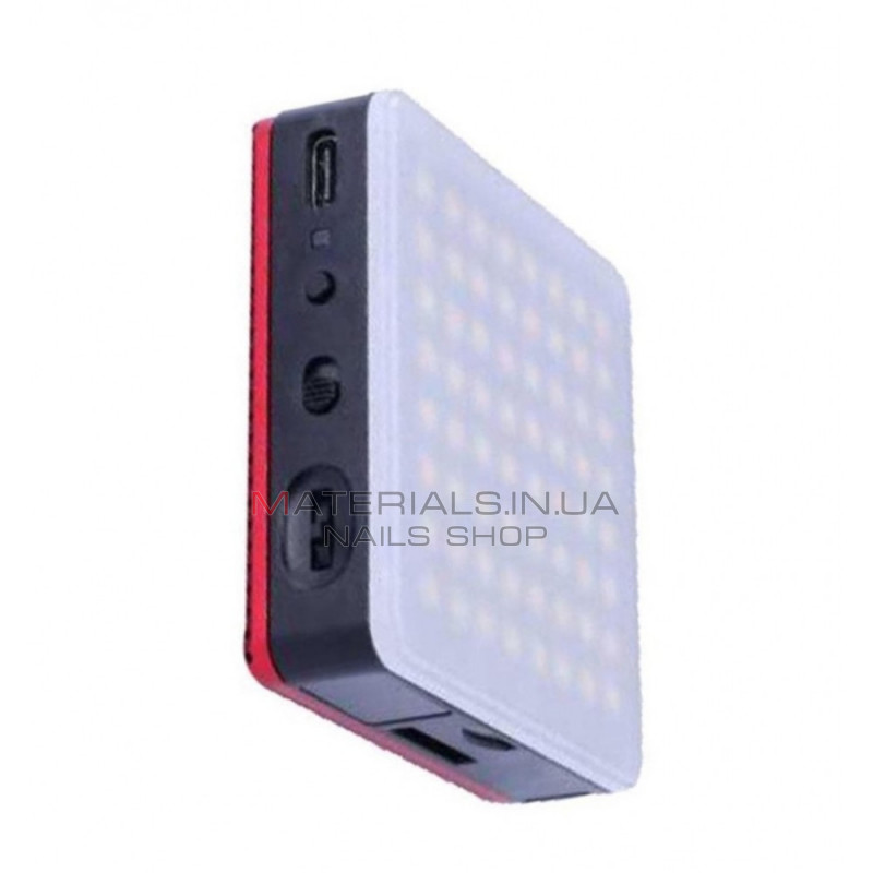 Накамерный видеосвет LED — HF-64B (500 LM/3200K-5600K/LED 64 PCS/Battery 1500 mah) Led Display/Type-c Накамерный видеосвет LED — HF-64B (500 LM/3200K-5600K/LED 64 PCS/Battery 1500 mah) Led Display/Type-c