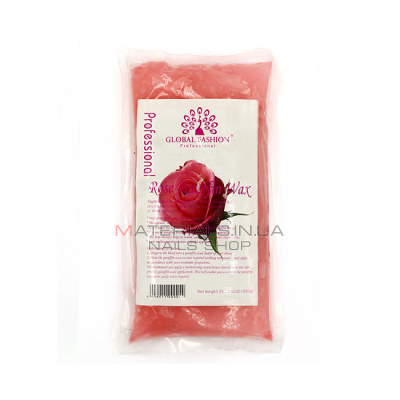 Парафин косметический ароматизированный Global Fashion 450г - Rose