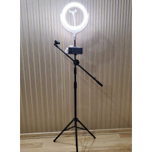 Кольцевая лампа Ring Light Kit F-539A, работает от Power Bank